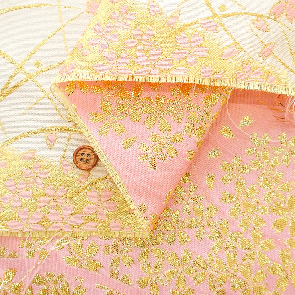 Gold Brocade (Kinran) - Cherry Blossom Mist - nomura tailor