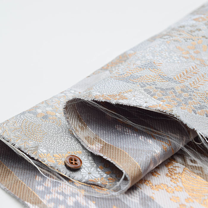 Gold Brocade, Blue Sea Waves - nomura tailor