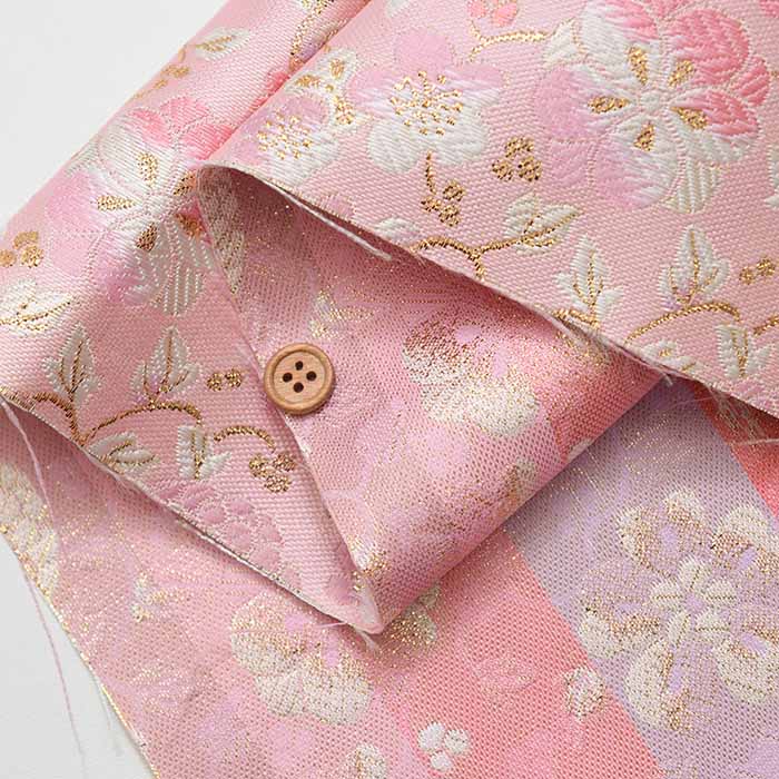 Gold Brocade Spring Flowers - nomura tailor