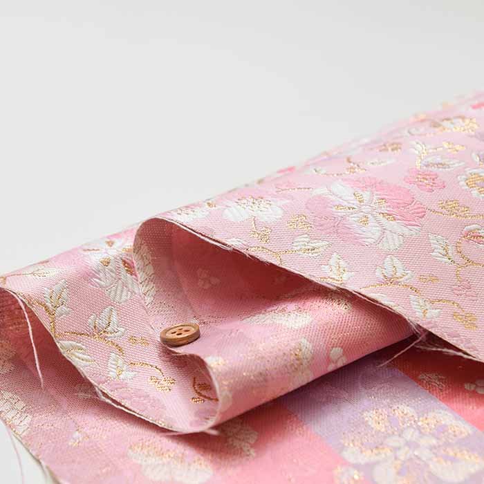 Gold Brocade Spring Flowers - nomura tailor