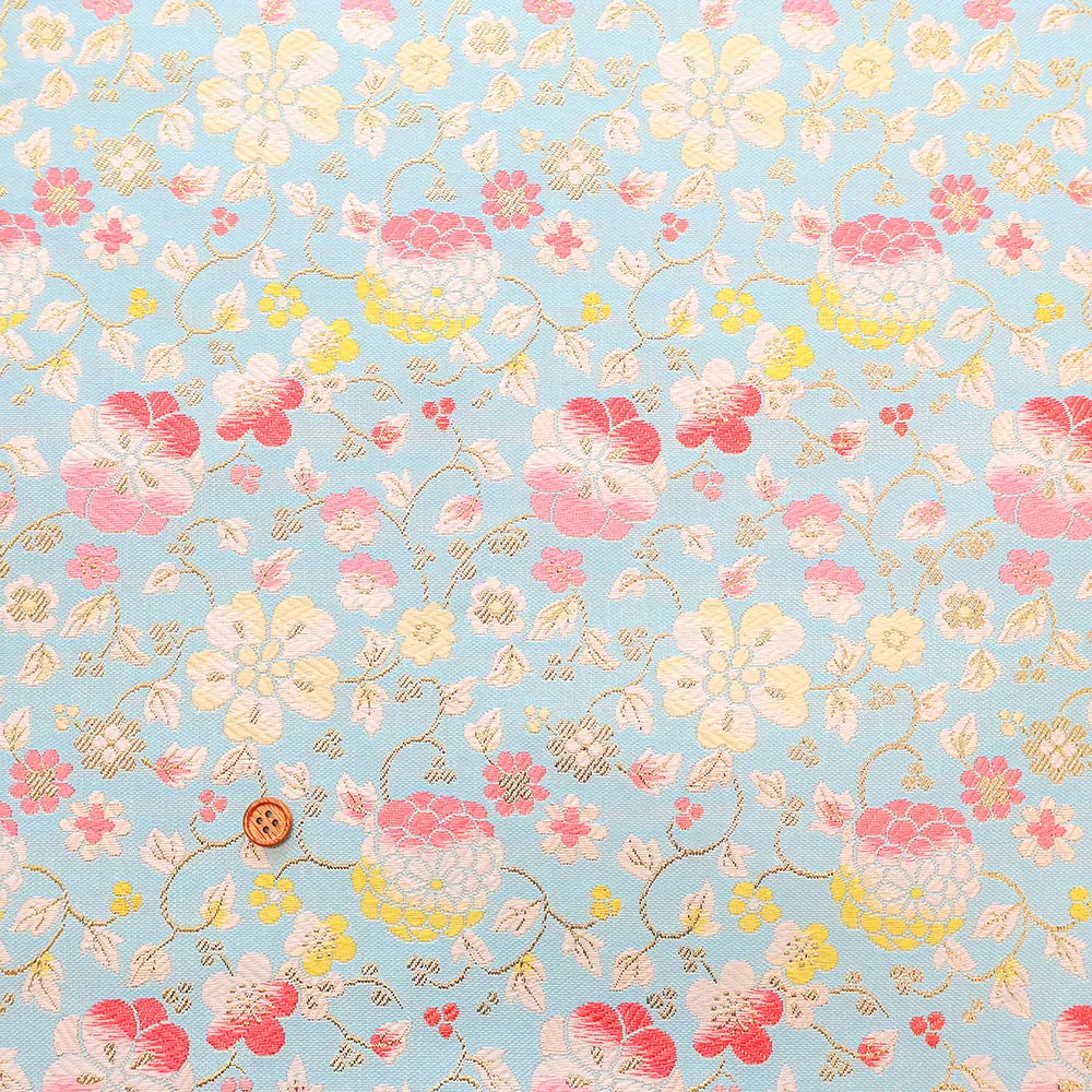 Gold Brocade (Kinran) - Spring flowers - nomura tailor