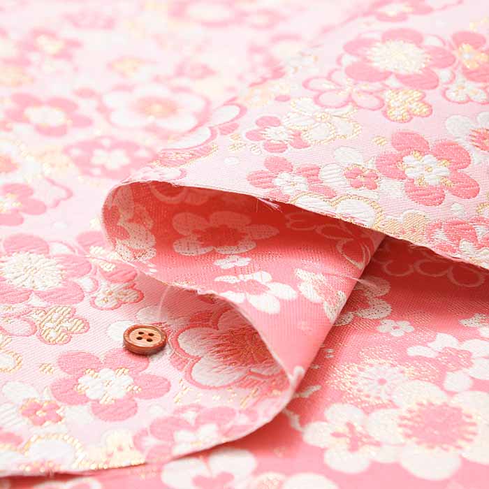 Gold Brocade Ume Plum Modern - nomura tailor