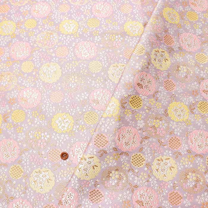 Gold Brocade, Cherry Blossom Bonbori - nomura tailor