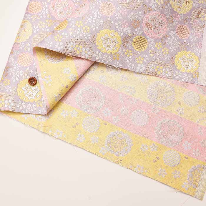 Gold Brocade, Cherry Blossom Bonbori - nomura tailor