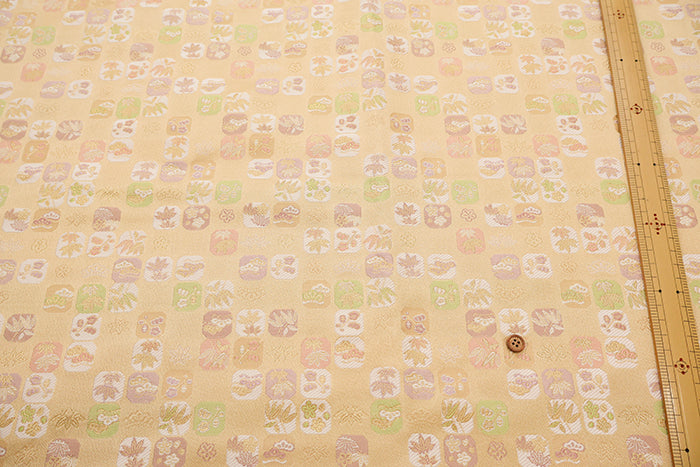 Gold Brocade (Kinran) - Matsu-Take-Ume - nomura tailor