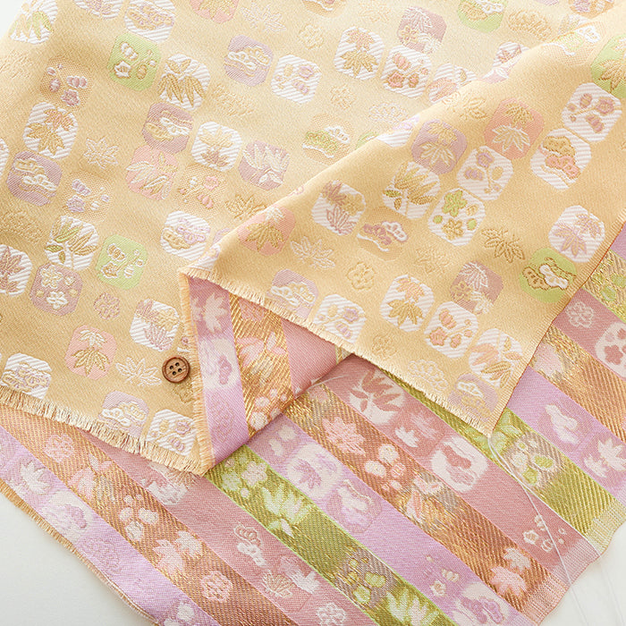 Gold Brocade (Kinran) - Matsu-Take-Ume - nomura tailor