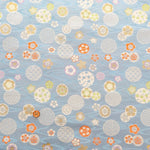 Gold Brocade (Kinran) - Flowing water with flowers - nomura tailor