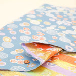 Gold Brocade (Kinran) - Flowing water with flowers - nomura tailor