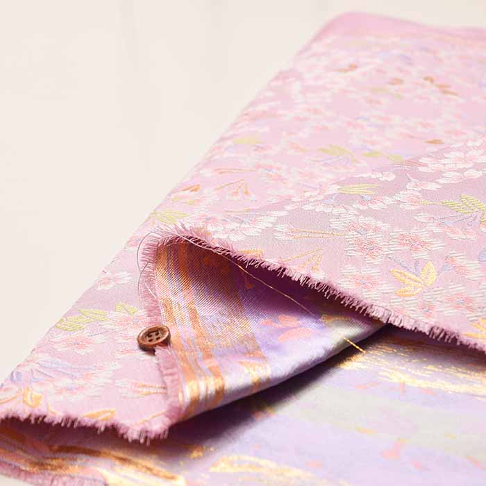 gold brocade cherry blossom pattern - nomura tailor