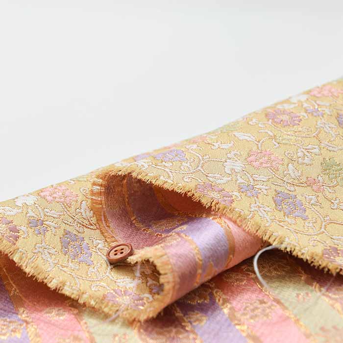 Gold Brocade (Flower Arabesque) - nomura tailor