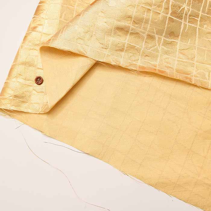 Gold Brocade, Ice Crack Pattern - nomura tailor