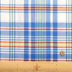 Made in India Cotton Yarn-Dyed Madras Check Fabric - nomura tailor