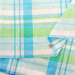 Made in India Cotton Yarn-Dyed Madras Check Fabric - nomura tailor