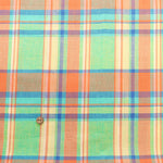 Made in India Cotton Yarn-Dyed Madras Check Fabric - nomura tailor