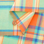 Made in India Cotton Yarn-Dyed Madras Check Fabric - nomura tailor
