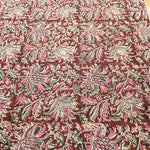 Made in India Cotton Kalamkari Printed Fabric - Calico - nomura tailor