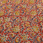 Made in India Cotton Kalamkari Printed Fabric - Calico - nomura tailor