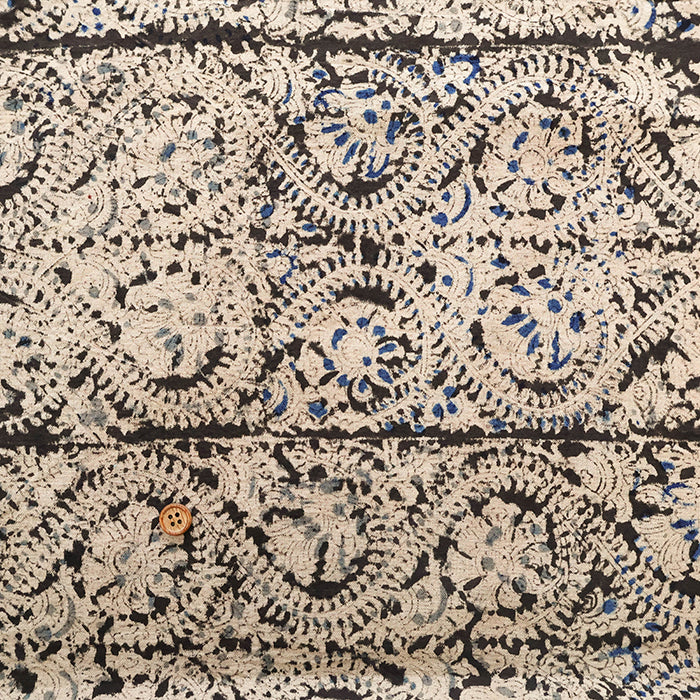 Made in India Cotton Kalamkari Printed Fabric - Calico - nomura tailor