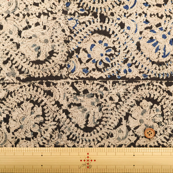 Made in India Cotton Kalamkari Printed Fabric - Calico - nomura tailor