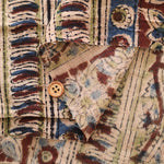 Made in India Cotton Kalamkari Printed Fabric - Calico - nomura tailor