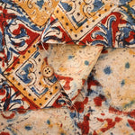 Made in India Cotton Kalamkari Printed Fabric - Calico - nomura tailor