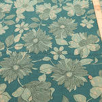 Made in India　Cotton Ethnic Blue Print Fabric - nomura tailor