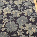 Made in India　Cotton Ethnic Blue Print Fabric - nomura tailor