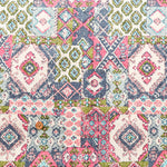 Made in India　Cotton Ethnic Multicolor  Print Fabric - nomura tailor
