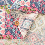 Made in India　Cotton Ethnic Multicolor  Print Fabric - nomura tailor