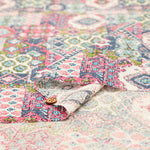 Made in India　Cotton Ethnic Multicolor  Print Fabric - nomura tailor
