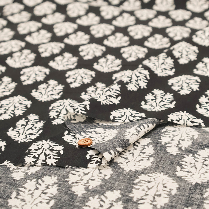 Made in India　Cotton Ethnic Multicolor  Print Fabric - nomura tailor