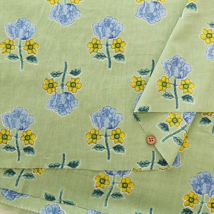 Made in India　Cotton Ethnic Multicolor  Print Fabric - nomura tailor