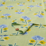 Made in India　Cotton Ethnic Multicolor  Print Fabric - nomura tailor