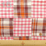 Made in India Cotton Patchwork Printed Fabric - Madras check - nomura tailor