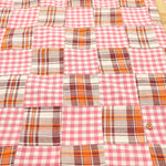 Made in India Cotton Patchwork Printed Fabric - Madras check - nomura tailor