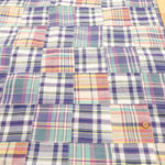 Made in India Cotton Patchwork Printed Fabric - Madras check - nomura tailor