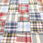 Made in India Cotton Patchwork Printed Fabric - Madras check - nomura tailor