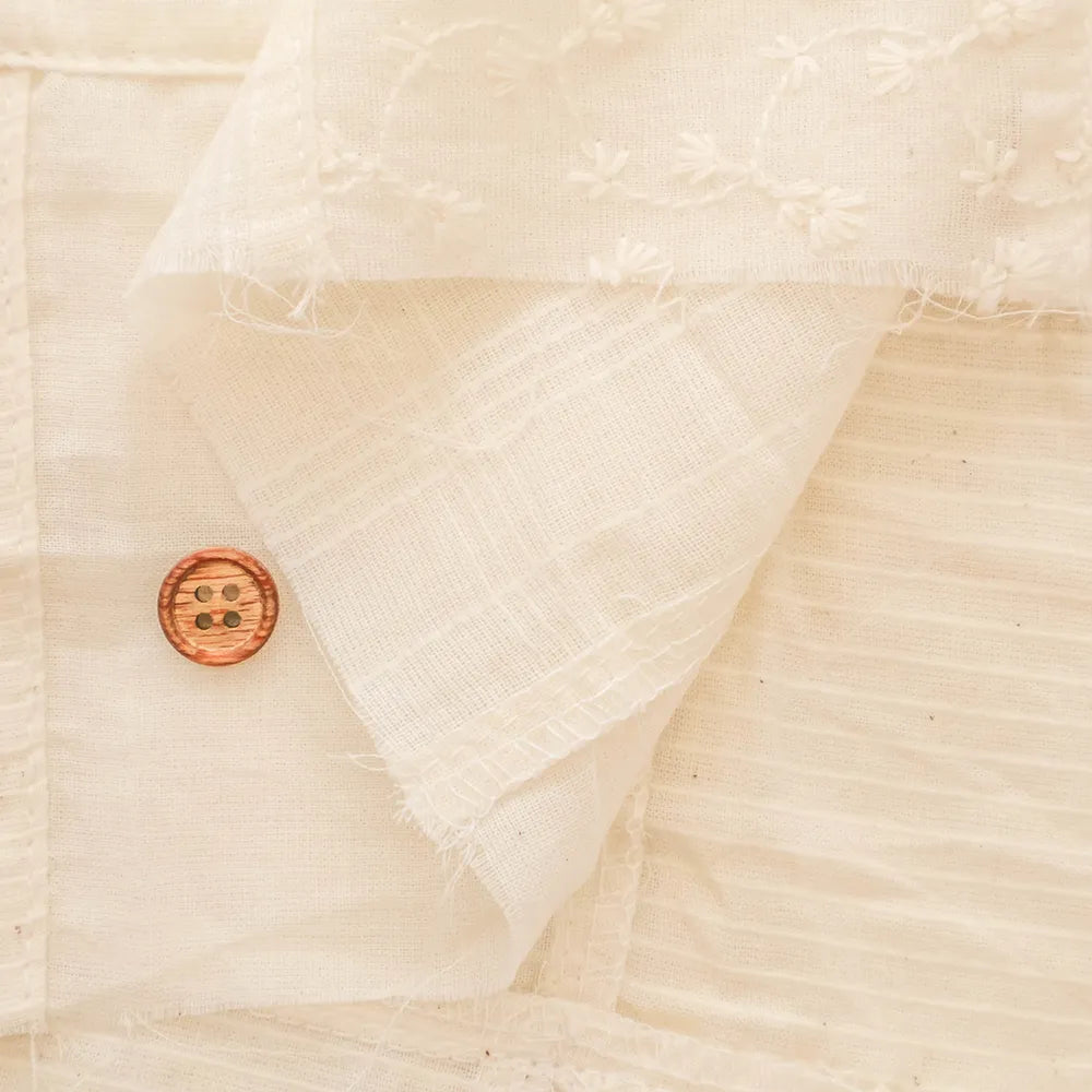 Made in India Cotton Voile Patchwork Fabri スクエア ミニ - nomura tailor