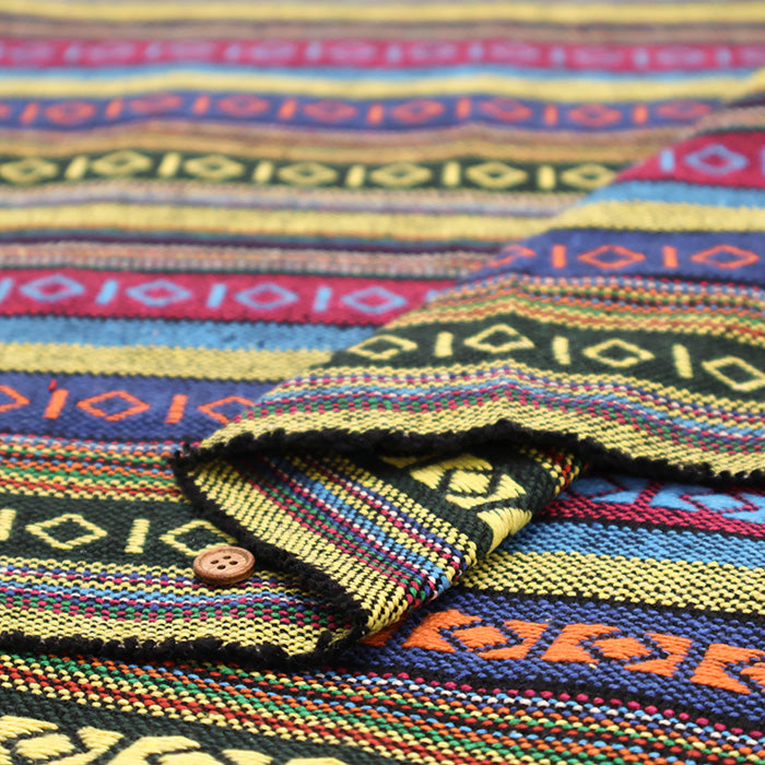 Made in India Made in India Cotton Mexican Dobby Fabric - nomura tailor