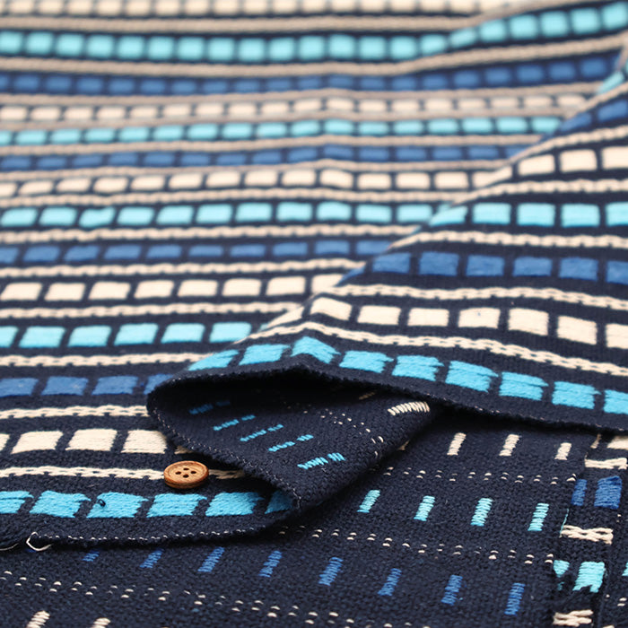 Made in India Made in India Cotton Mexican Dobby Fabric - nomura tailor