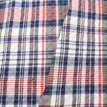 Indian Cotton Madras Check Quilt Fabric <Full Needle>. - nomura tailor