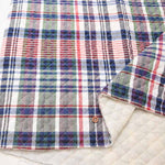 Indian Cotton Madras Check Quilt Fabric <Full Needle>. - nomura tailor