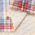 Indian Cotton Madras Check Quilt Fabric <Full Needle> - nomura tailor