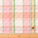 Indian Cotton Madras Check Quilt Fabric <Full Needle> - nomura tailor