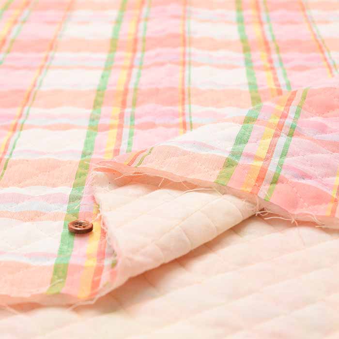 Indian Cotton Madras Check Quilt Fabric <Full Needle> - nomura tailor