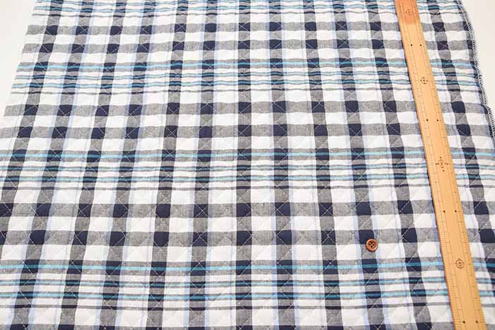 Indian Cotton Madras Check Quilt Fabric <Full Needle> - nomura tailor