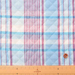 Indian Cotton Madras Check Quilt Fabric <Full Needle> - nomura tailor