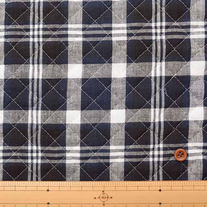 Indian Cotton Madras Check Quilt Fabric <Full Needle> - nomura tailor