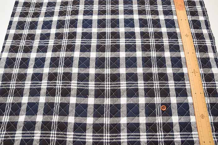 Indian Cotton Madras Check Quilt Fabric <Full Needle> - nomura tailor