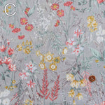 Cotton 60 Loan Printed Fabric Flower - nomura tailor